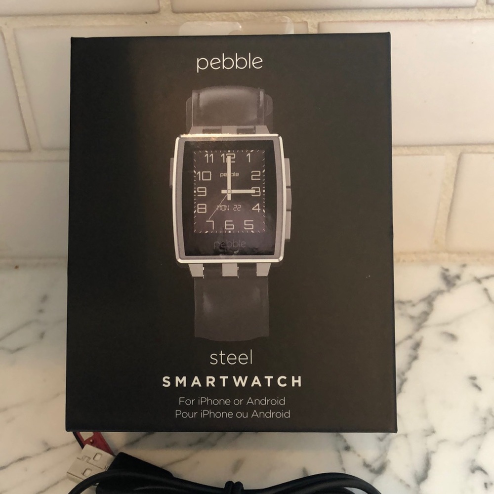 Pebble Steel Smart Watch